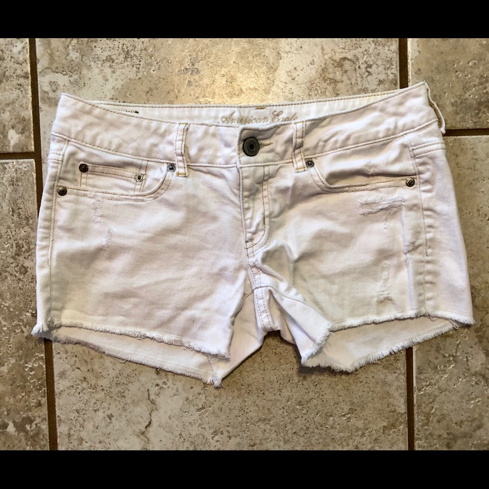 American Eagle jean shorts.